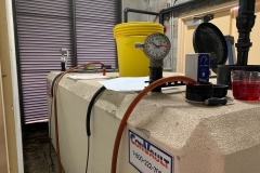 cleaning fuel in storage tanks